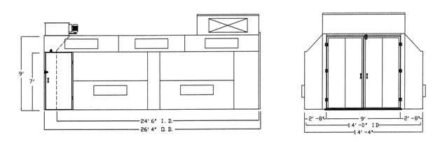Crossdarft Paint Booth Drawing